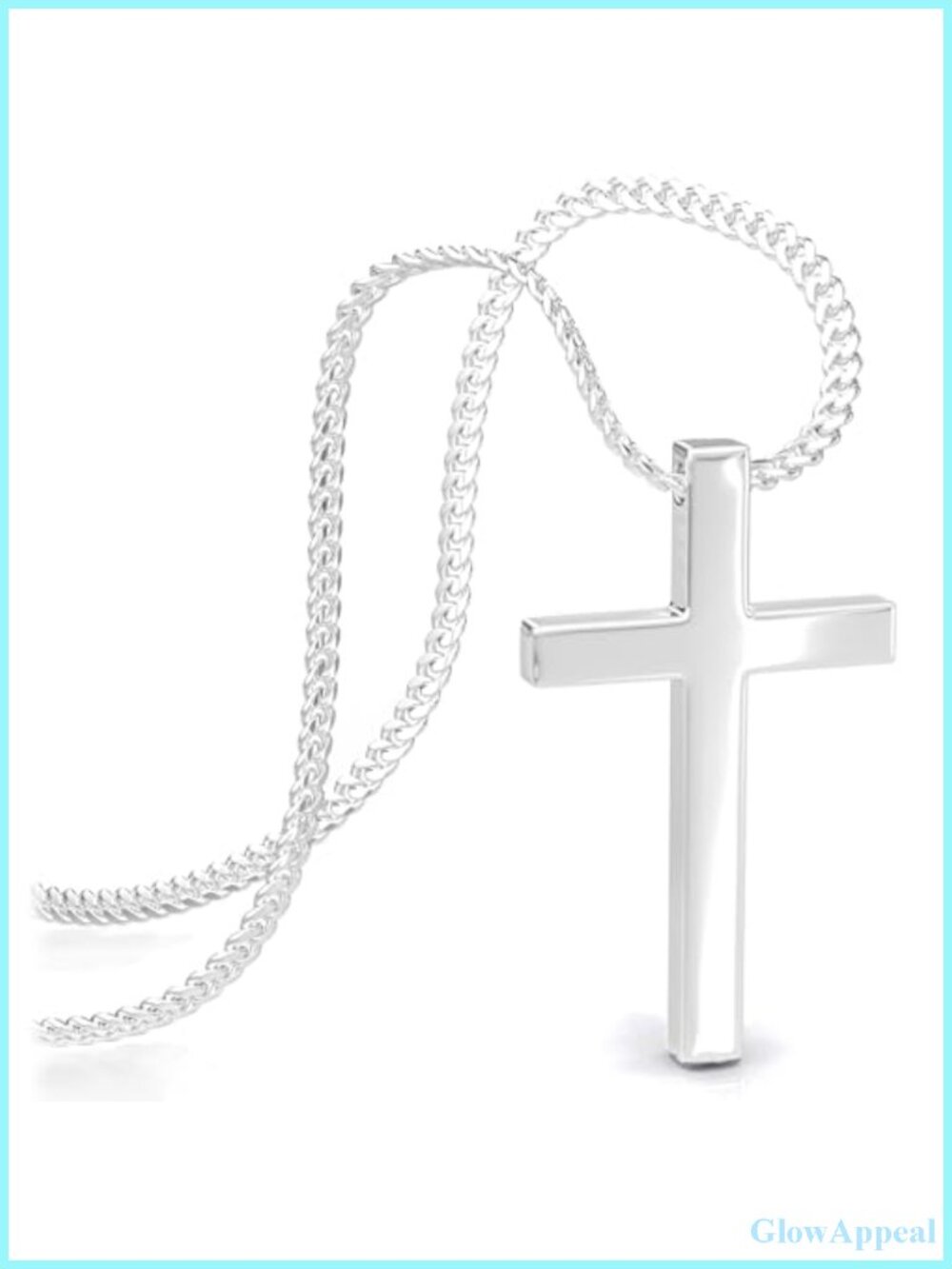 316L Surgical Stainless Steel Pendant Necklace, Adjustable Length,